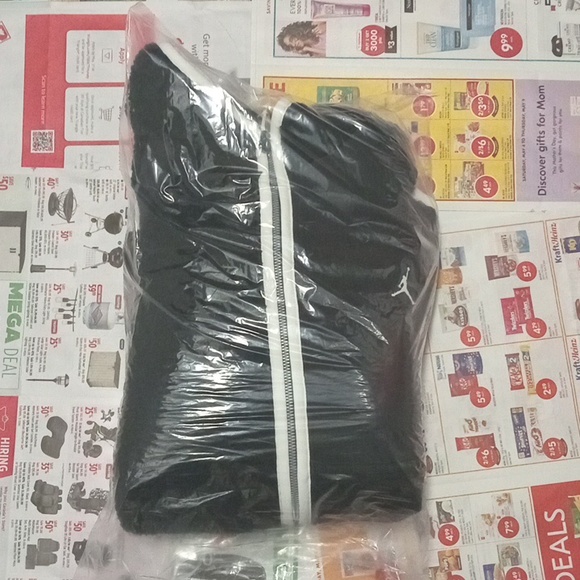 Mens Nike Air Jordan Fleece Sweater Full Zip..Black M..CLOSET CLEAROUT - Picture 5 of 5